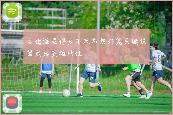 古德温虽得分不及布朗却凭关键投篮成就英雄地位